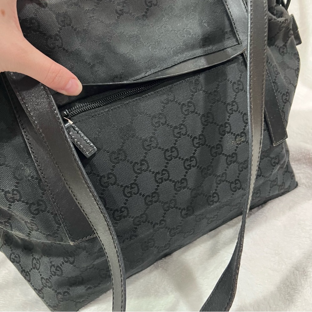 Black Gucci Mono Tote - Picture 2 of 13